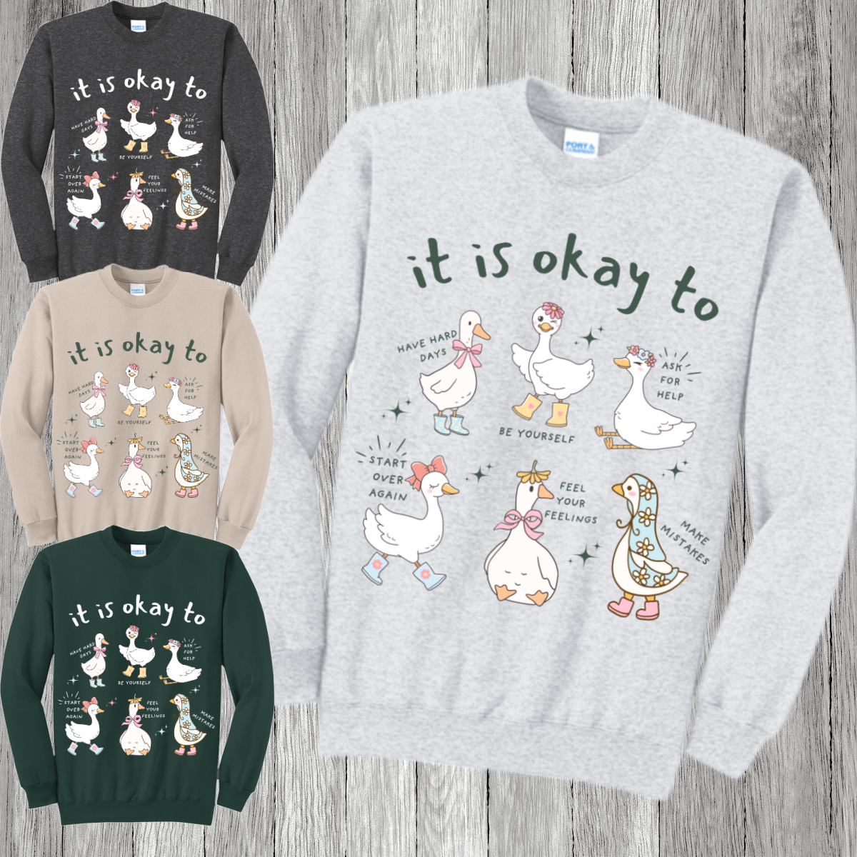 It Is Okay Goose - Basic Sweatshirt (Adult)