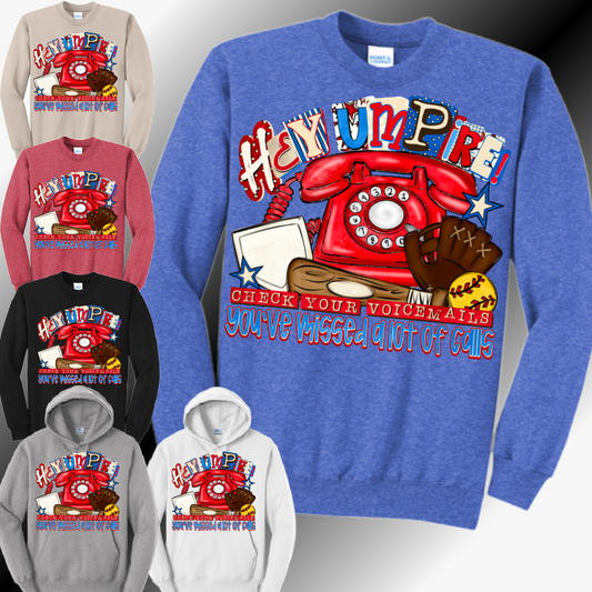 Hey Umpire SOFTBALL - Basic Sweatshirt (Adult)