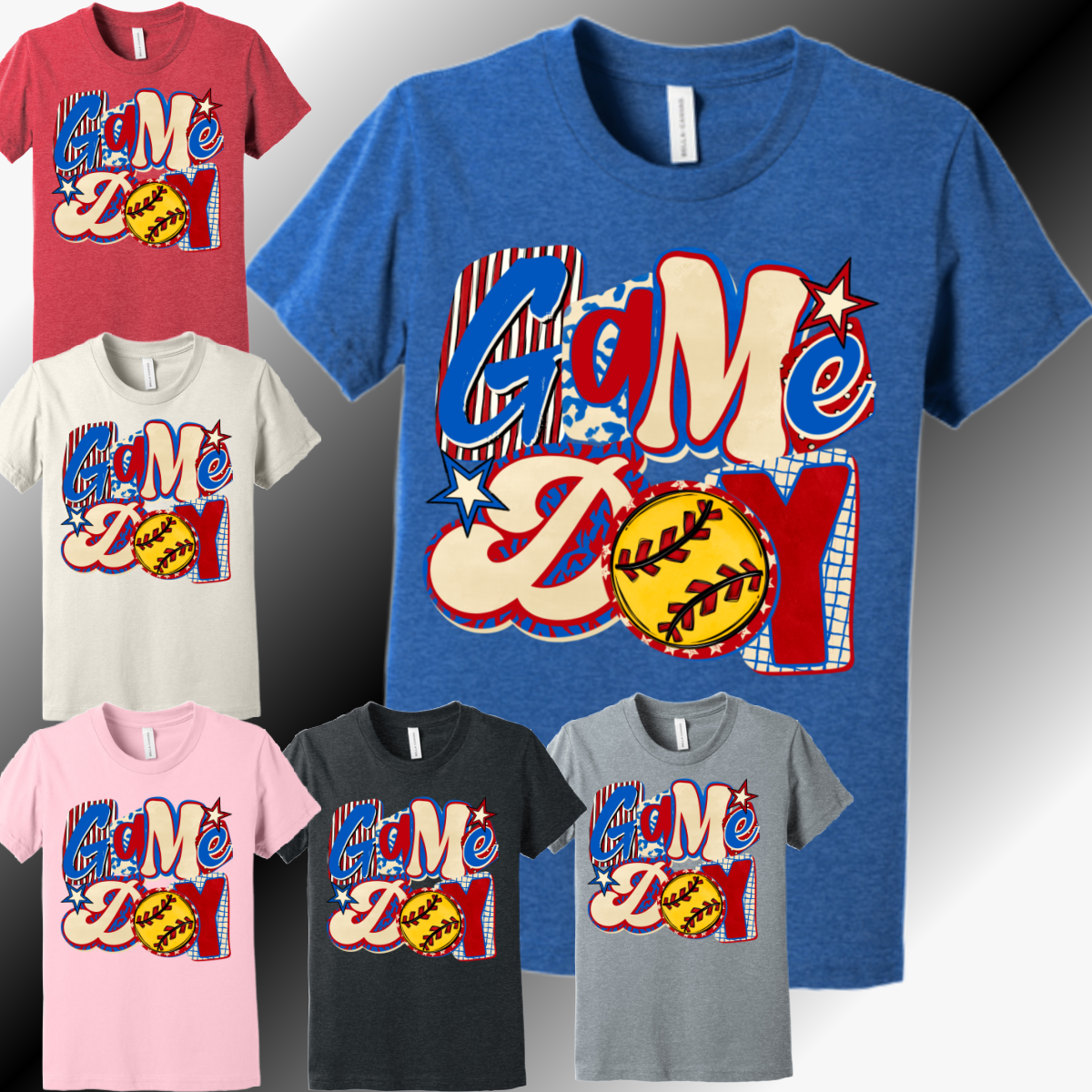 Game Day SOFTBALL - Bella Canvas Tee (Youth)