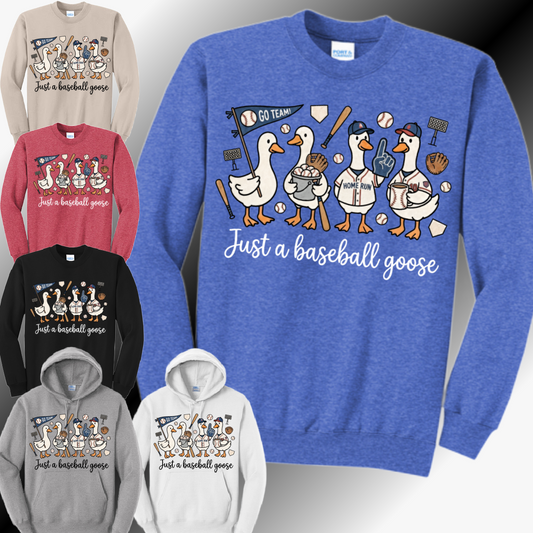 Baseball Goose - Basic Sweatshirt (Adult)