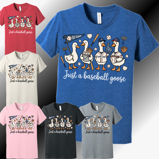 Baseball Goose - Bella Canvas Tee (Youth)