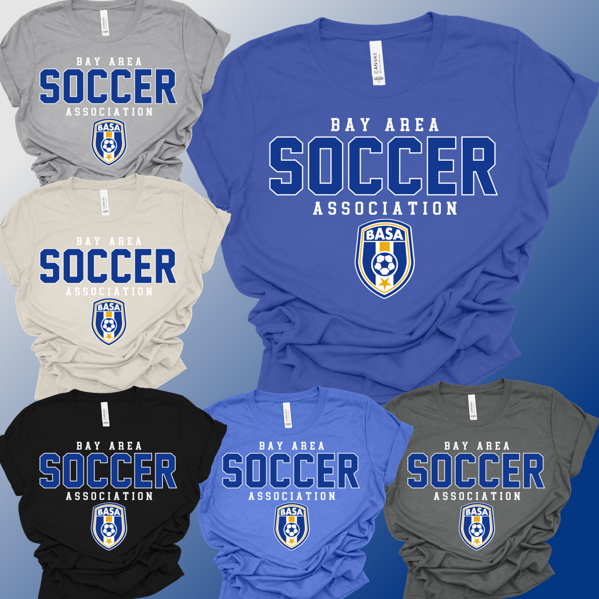 BASA Soccer - Logo Bella Canvas Tee (Adult)