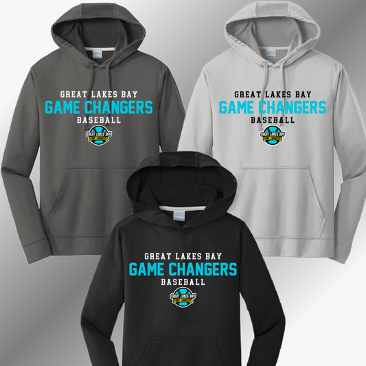 GLB Game Changer Baseball - Logo Performance Hoodie (Youth & Adult)