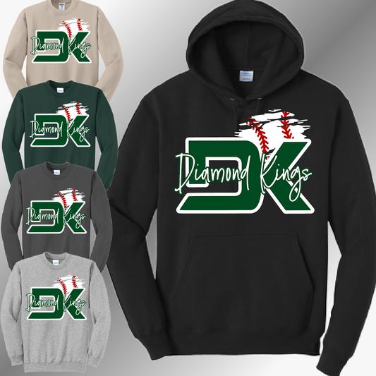 Diamond Kings Baseball - Logo Basic Sweatshirt (Adult)