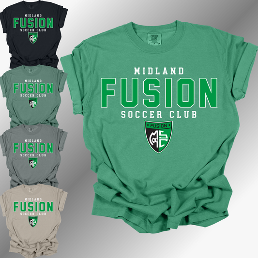 Fusion Soccer - Logo Comfort Colors Tee (Adult)