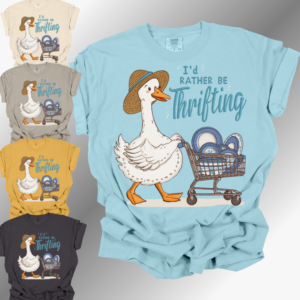 I'd Rather Be Thrifting - Comfort Colors Tee (Adult)