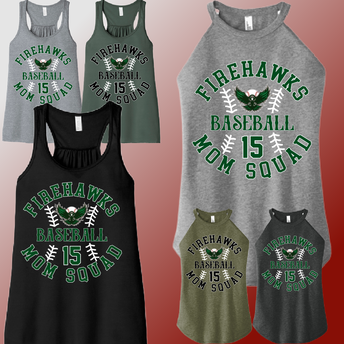 Freeland Firehawks - Mom Squad Tank