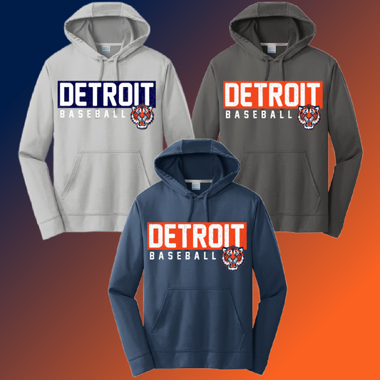 Detroit Baseball - Performance Hoodie (Youth & Adult)