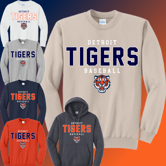 Detroit Baseball - Basic Sweatshirt (Adult)