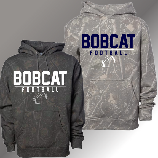 Bobcat Football -  Deadwood Camouflage Hoodie (Youth & Adult)