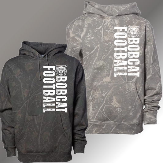Bobcat Football -  Deadwood Camouflage Hoodie (Youth & Adult)