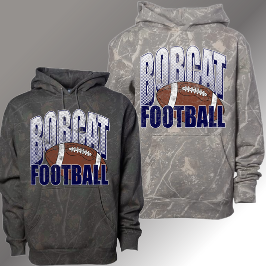 Bobcat Football -  Deadwood Camouflage Hoodie (Youth & Adult)