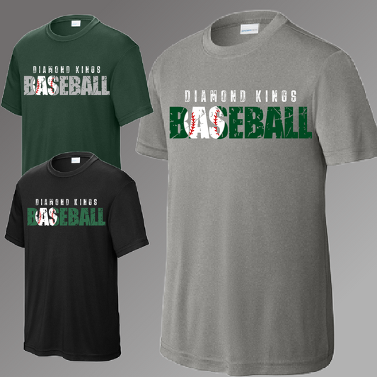 Diamond Kings Baseball - Performance Tee (Youth & Adult)
