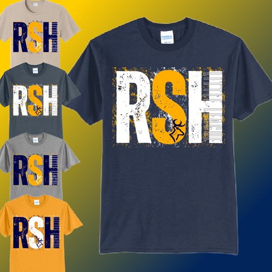 RSHLL Roscommon St. Helen Little League - Splatter Basic Tee (Youth & Adult)