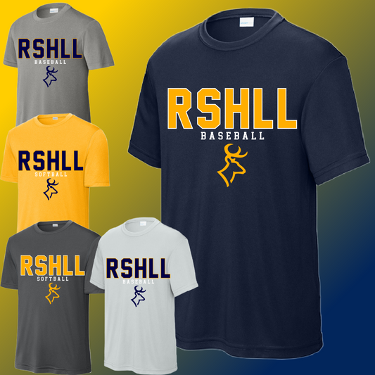 RSHLL Roscommon St. Helen Little League - Initials Performance Tee (Youth & Adult)