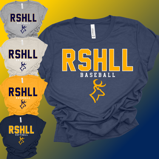 RSHLL Roscommon St. Helen Little League - Initials Premium Tee (Toddler, Youth & Adult)