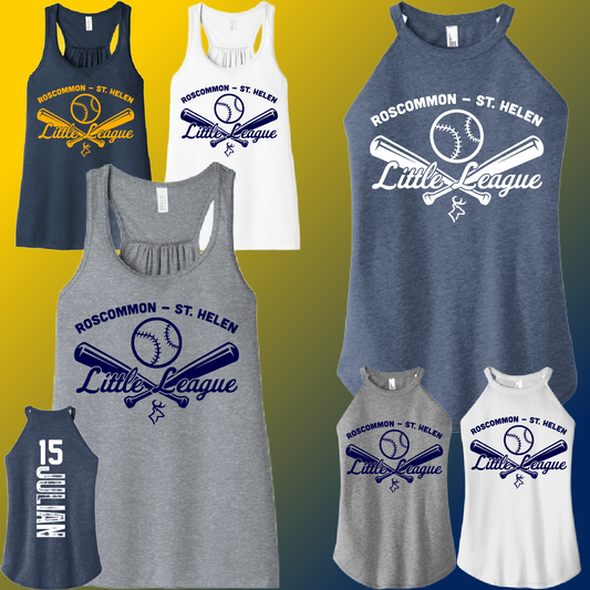 RSHLL Roscommon St. Helen Little League - Logo Women's Tank