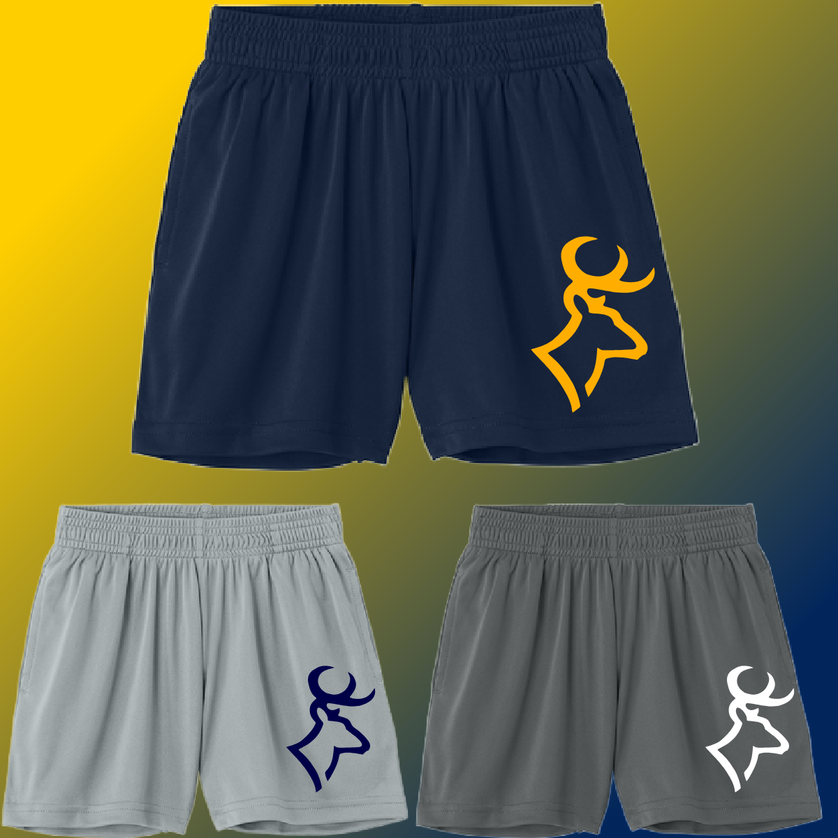 RSHLL Roscommon St. Helen Little League - Deer Head Shorts (Youth & Adult)
