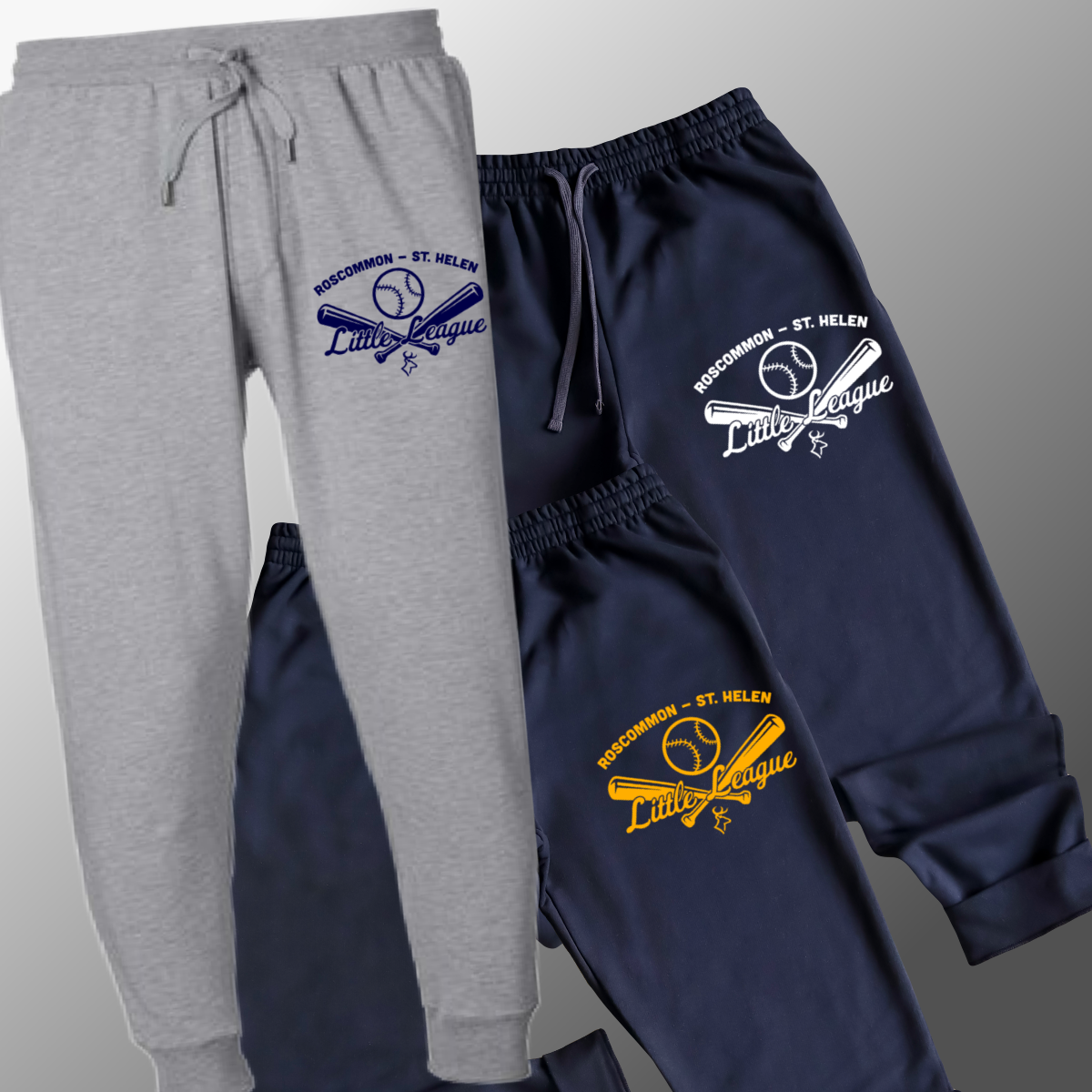 RSHLL Roscommon St. Helen Little League - Logo Basic Joggers (Youth & Adult)