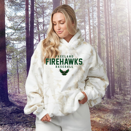 Freeland Firehawks - White Oak Camo Hoodie (Adult)