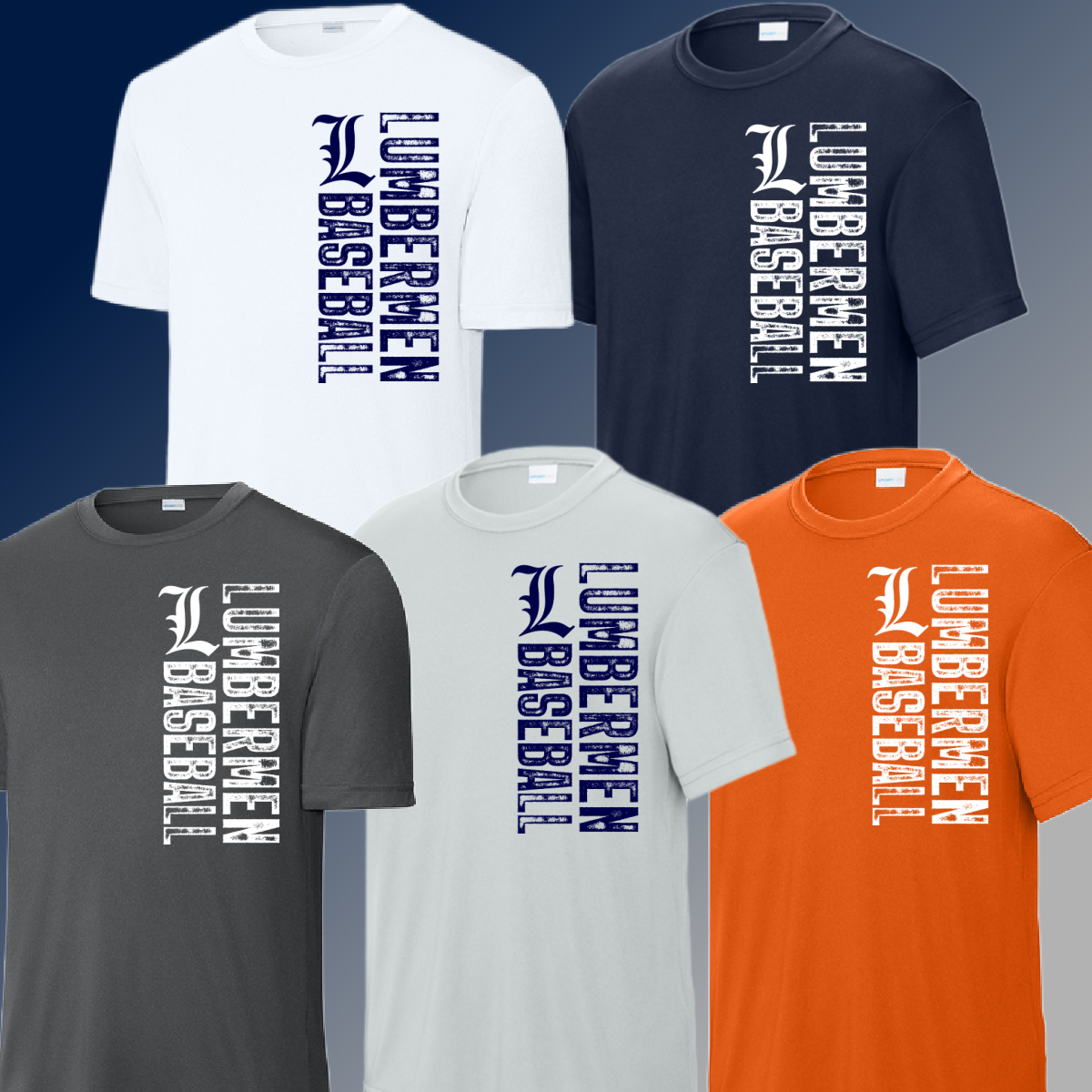 Mid Michigan Lumbermen - Vertical Performance Tee (Youth & Adult)