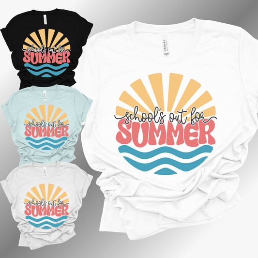 Schools Out For Summer - Bella Canvas Tee (Adult)
