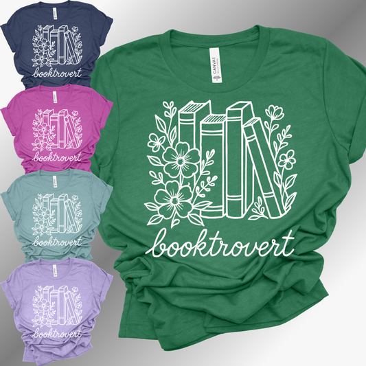 Booktrovert - Bella Canvas Tee (Adult)