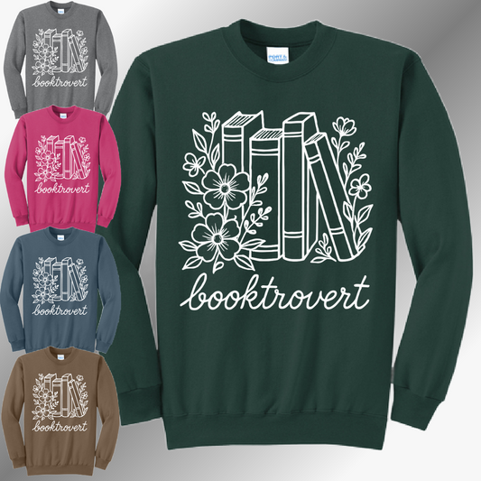 Booktrovert - Basic Sweatshirt (Adult)