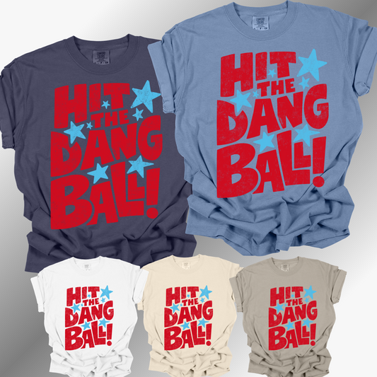 Hit The Dang Ball - Comfort Colors Tee (Adult)