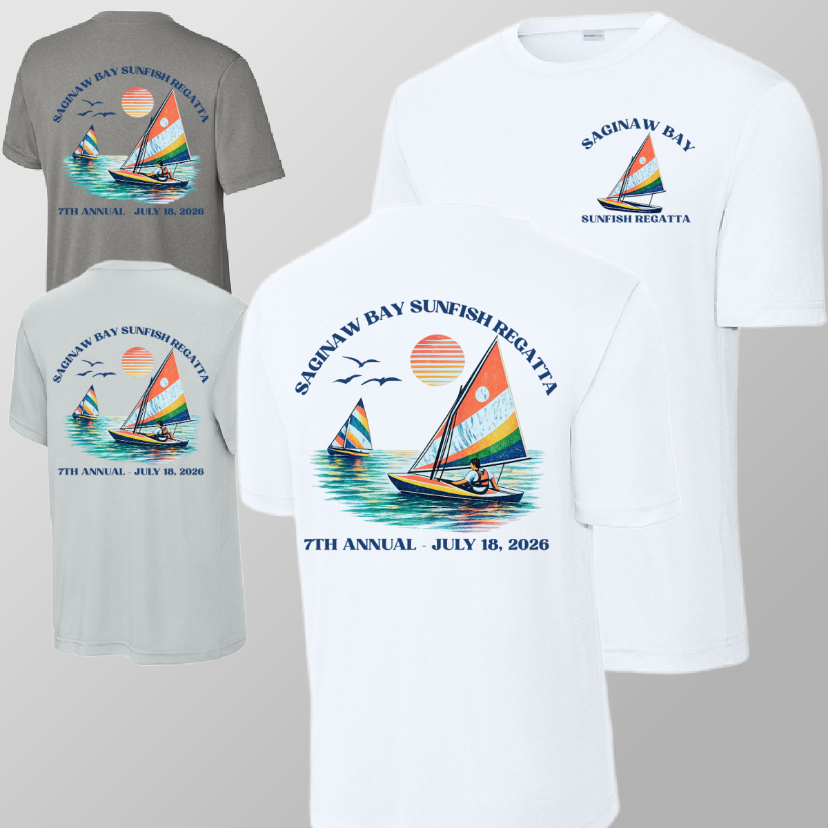 Saginaw Bay Sunfish Regatta - Performance Tee (Youth & Adult)