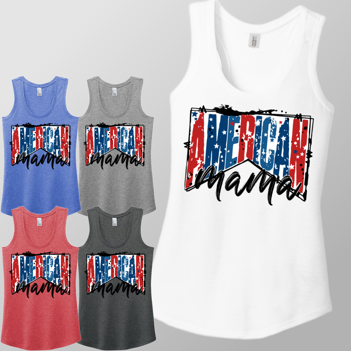 American Mama - Racerback Tank (Womens)