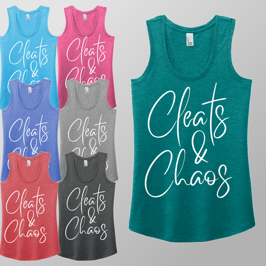 Cleats & Chaos - Racerback Tank (Womens)
