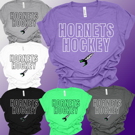 Midland Hornets - Outline Font Bella Canvas Tee (Adult)