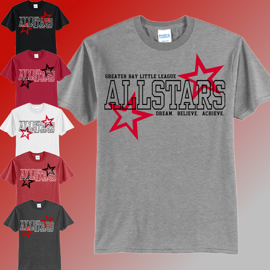 GBLL 2026 Allstars Star - Basic Tee (Toddler, Youth & Adult)