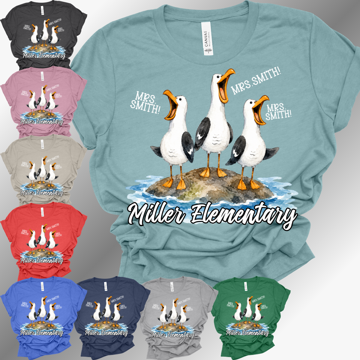 Teacher Tee Seagulls! - Bella Tee (Adult)