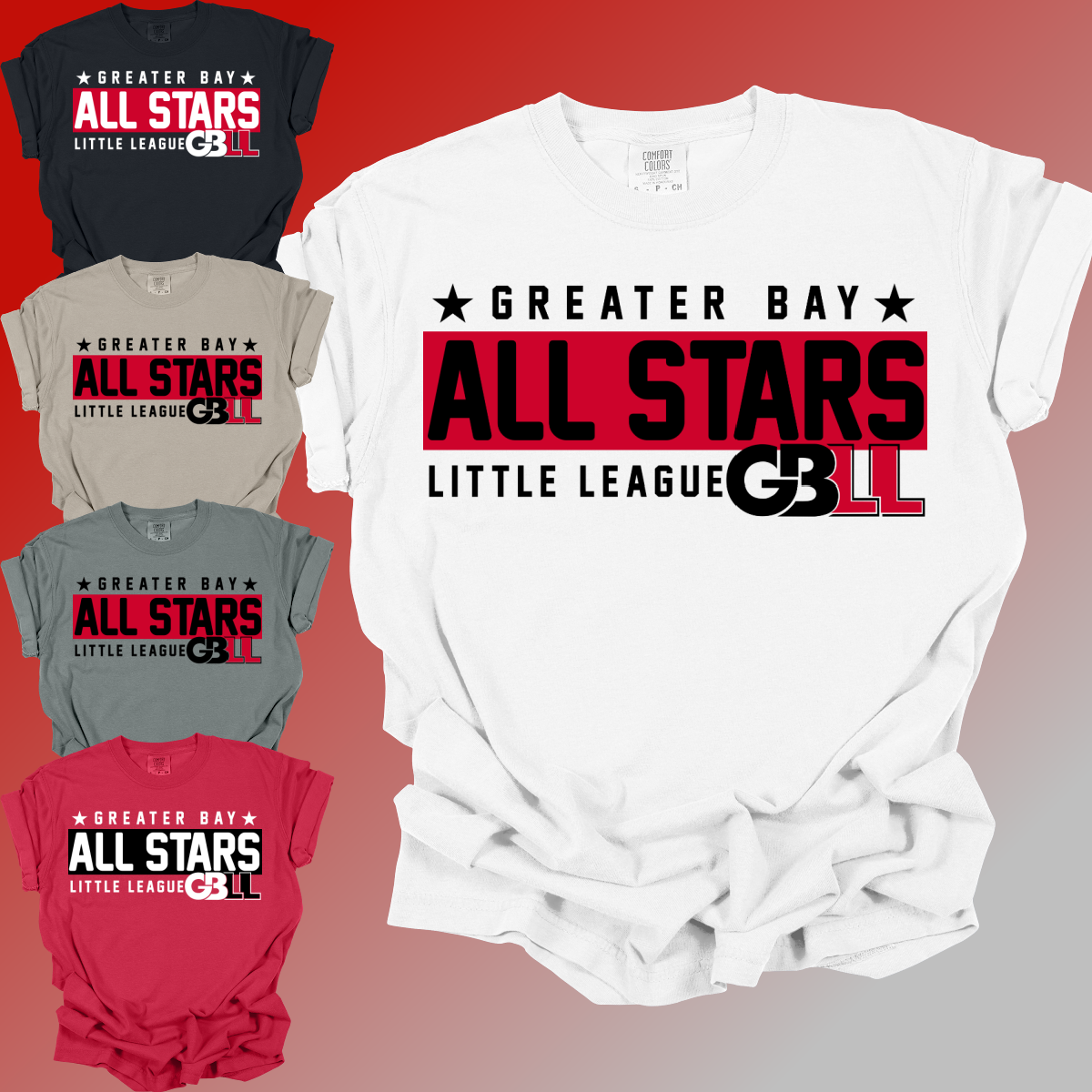 GBLL 2026 Allstars Block Design - Comfort Colors Tee (Adult)