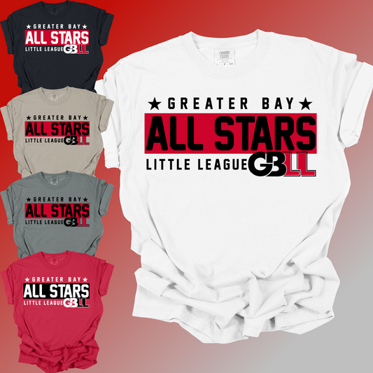 GBLL 2026 Allstars Block Design - Comfort Colors Tee (Adult)