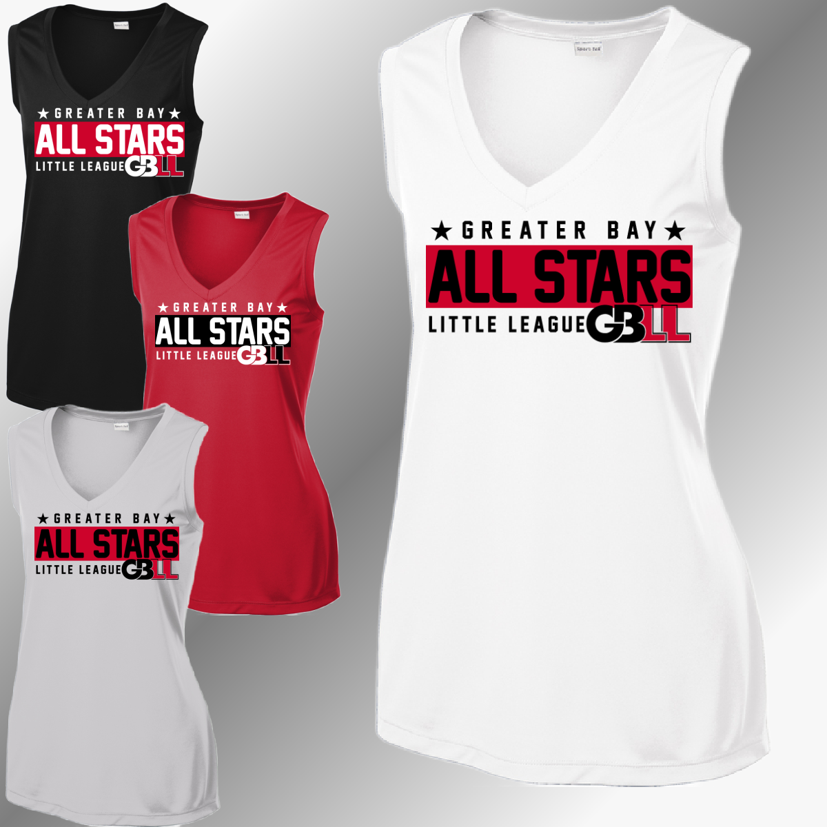 GBLL 2026 Allstars Block Design - Performance V Neck Tank (Women)