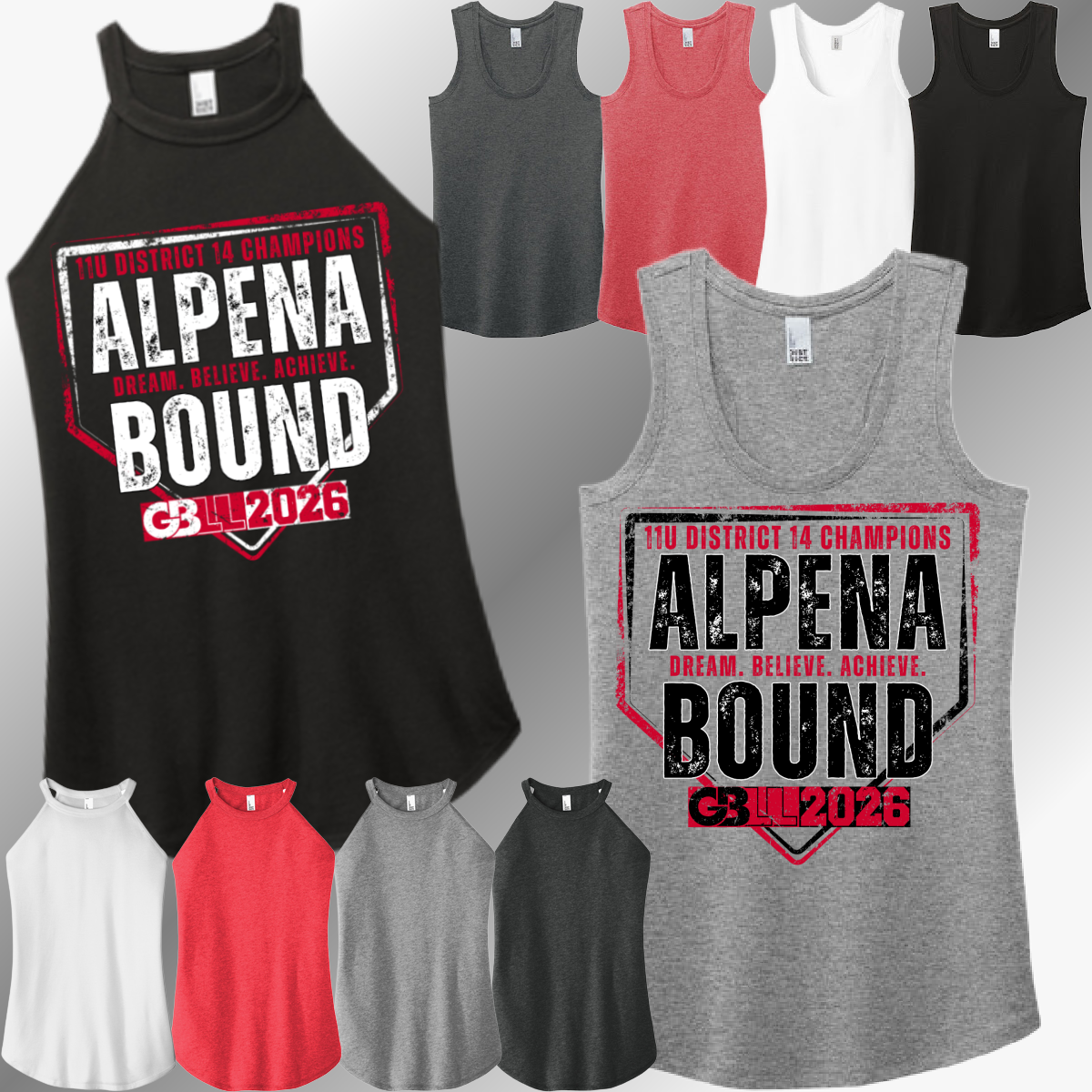 GBLL 2026 11u Alpena Bound - Tank (Women)