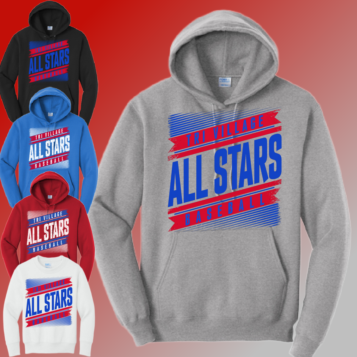 TVA 2026 Allstars Retro  - Basic Sweatshirt (Youth & Adult)