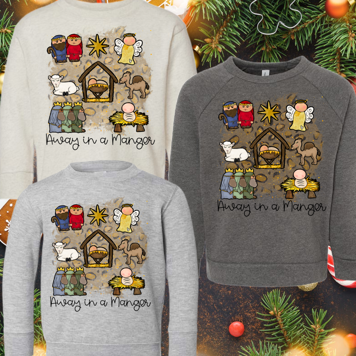 Away In A Manger Collage - Youth