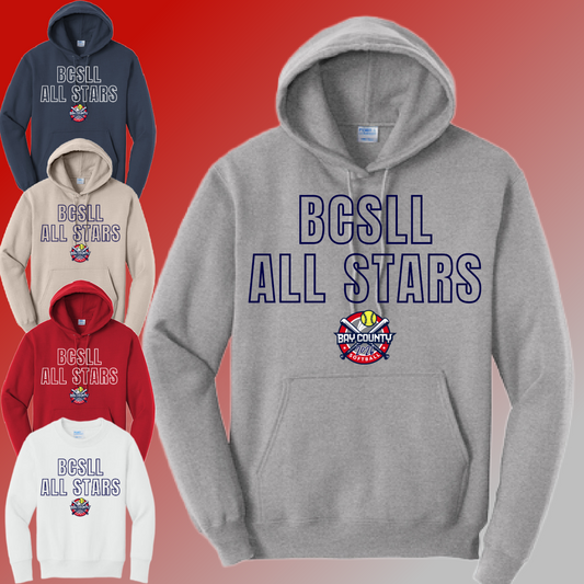 BCSLL 2026 All Stars Outline - Basic Sweatshirt (Youth & Adult)