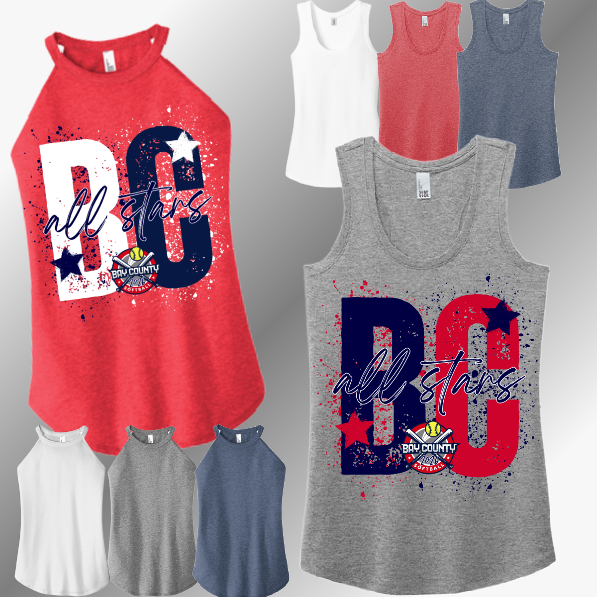 BCSLL 2026 All Stars Splatter - Tank (Women)