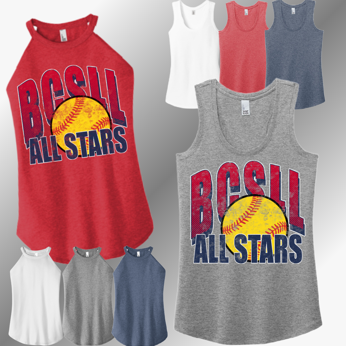BCSLL 2026 All Stars Grunge - Tank (Women)