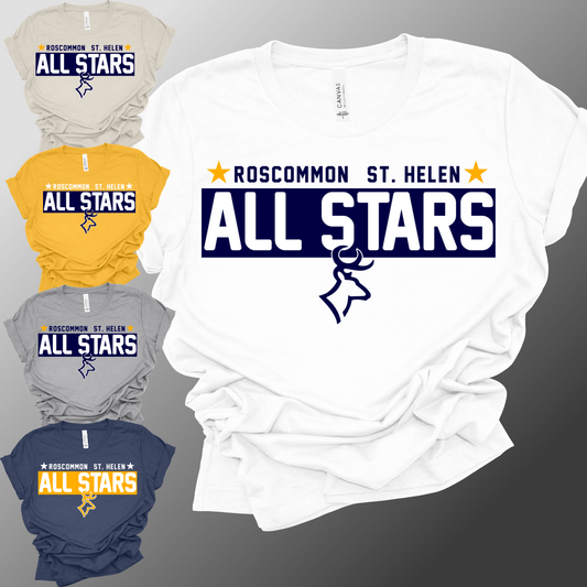 RSHLL 2026 All Stars Block - Bella Canvas Tee (Toddler, Youth, Adult, V Neck)