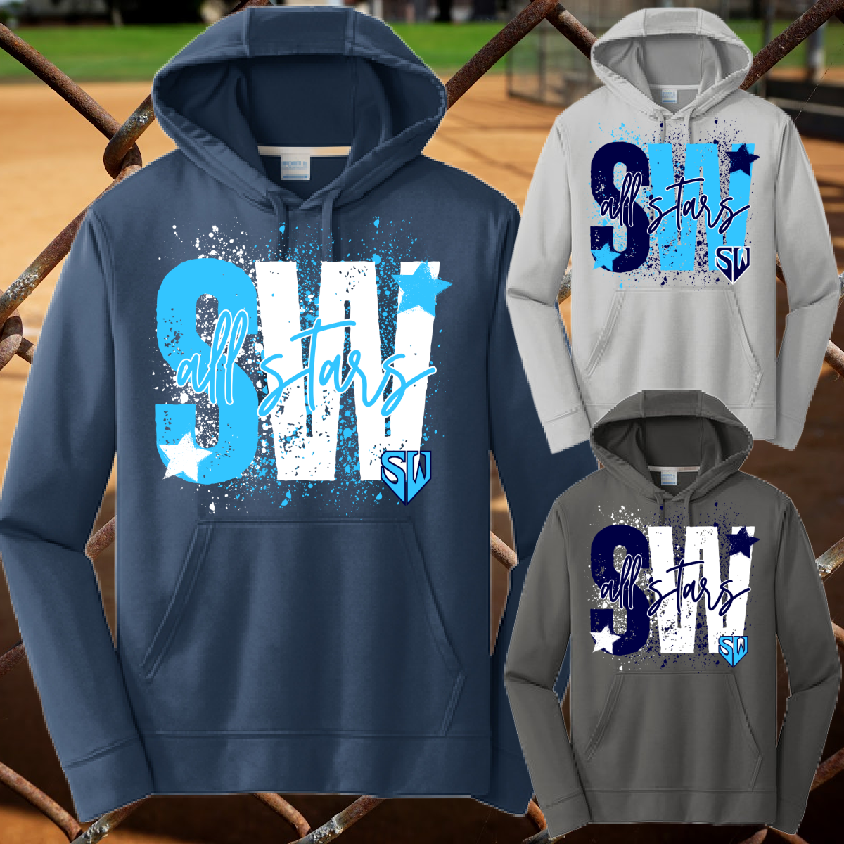 SWLL 2026 All Stars Splatter - Performance Hoodie (Youth & Adult)