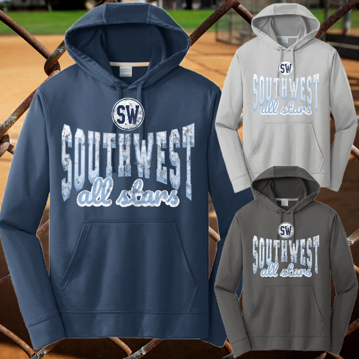 SWLL 2026 All Stars Grunge - Performance Hoodie (Youth & Adult)