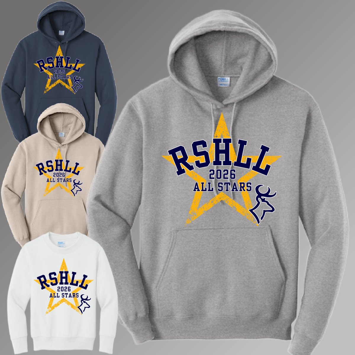 RSHLL 2026 All Stars Grunge Star - Basic Sweatshirt (Youth & Adult)