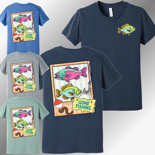 Gone Fishing -  Bella Tee (Toddler & Youth)