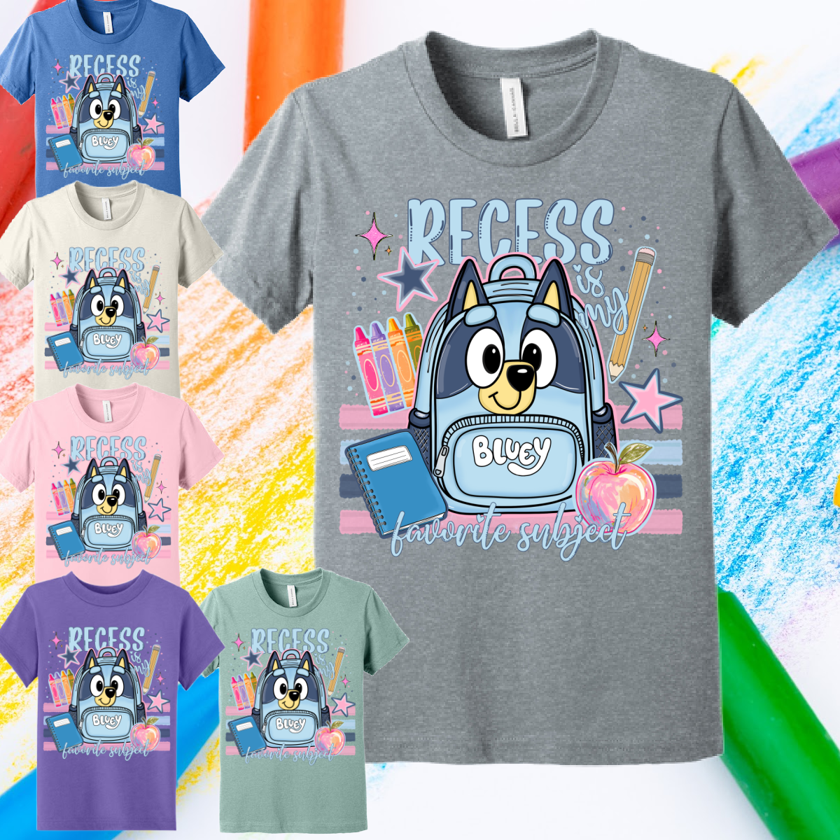 Recess Is My Favorite Subject -  Bella Tee (Toddler & Youth)